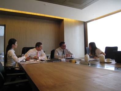 Taian Haishu company and British merchants to discuss the project cooperation.